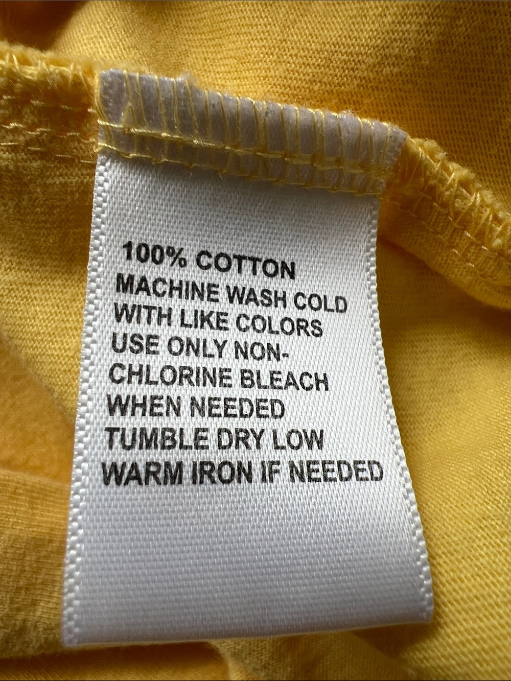 Greg Norman Yellow Crewneck Tee with Logo - Picture 8 of 8